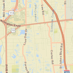 2653 Lantana Lakes Court, Jacksonville, FL Street Map