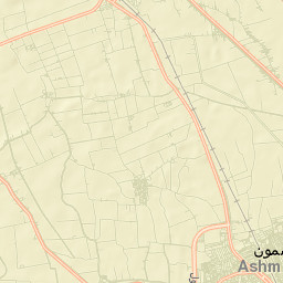 Ashmūn Street Map