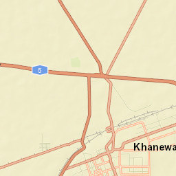 Khanewal Street Map
