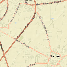 Sanaur Street Map