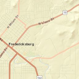 96 Frederick Road, Fredericksburg, TX Street Map