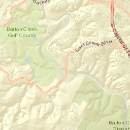 Lost Creek Street Map