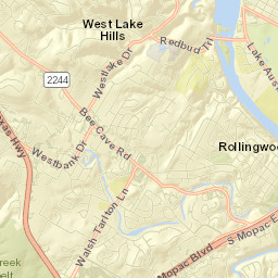 4102-4198 Westbank Drive, Austin, TX Street Map