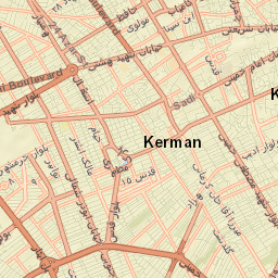 Kerman Street Map