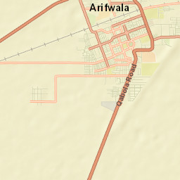 Arifwala Street Map