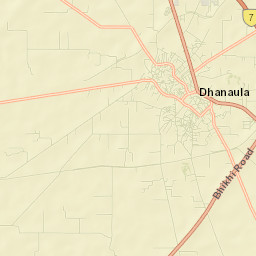 Dhanaula Street Map