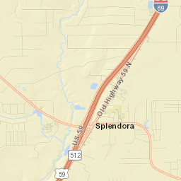 Splendora Street Map