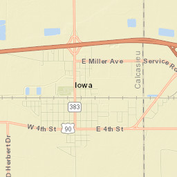 Iowa Street Map