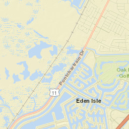 Eden Isle Street Map