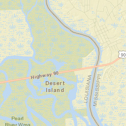 Pearlington Street Map