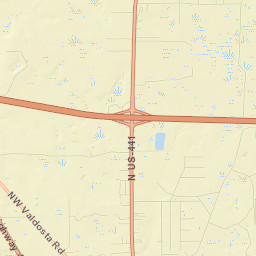 Columbia County Street Map