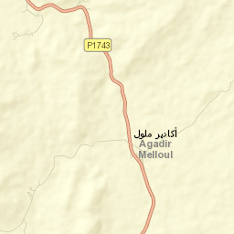 Agadir Melloul Street Map