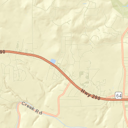 Dripping Springs Street Map