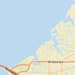 Pretty Bayou Street Map