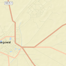 Laungowal Street Map