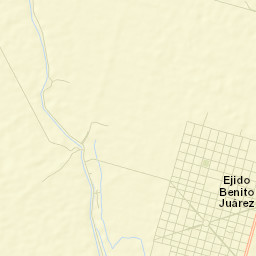 Ejido Benito Juárez Street Map