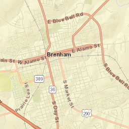 Brenham Street Map