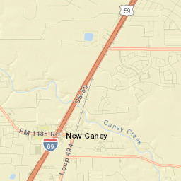 Woodbranch Street Map