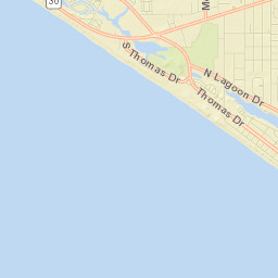 Panama City Beach Street Map