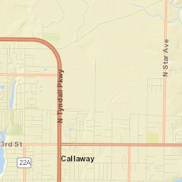 Callaway Street Map