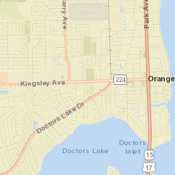 Orange Park Street Map