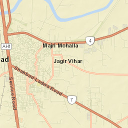 Shahabad Street Map