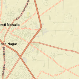 Jagadhri Street Map