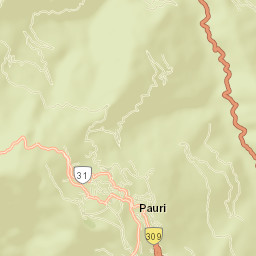 Pauri Street Map