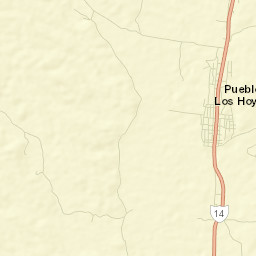 Los Hoyos Street Map