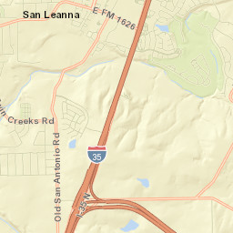 Onion Creek Street Map