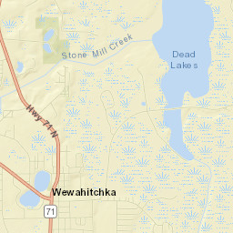 Wewahitchka Street Map