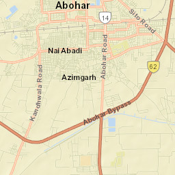 Abohar Street Map