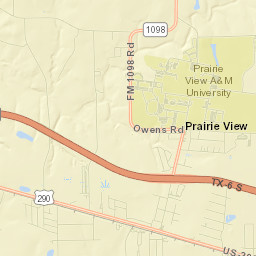 Prairie View Street Map