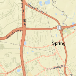 21807-21915 Interstate 45 Frontage Road, Spring Street Map