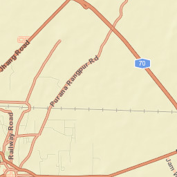 Muzaffargarh Street Map