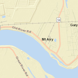 Garyville Street Map