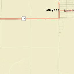 Gueydan Street Map