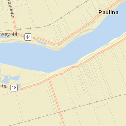 North Vacherie Street Map