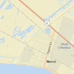 Norco Street Map