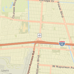 Kenner Street Map
