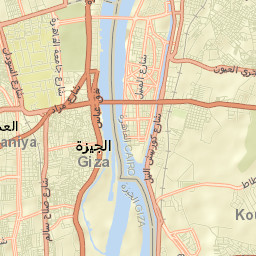 Giza Street Map