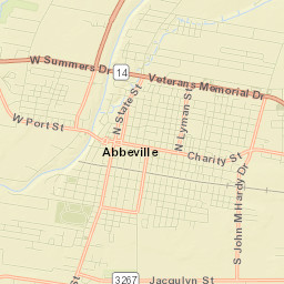 Abbeville Street Map