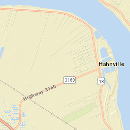 Hahnville Street Map