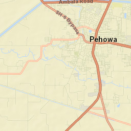 Pehowa Street Map