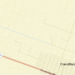 La Constitución Street Map