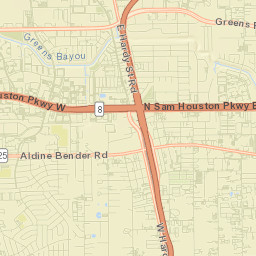 Aldine Street Map