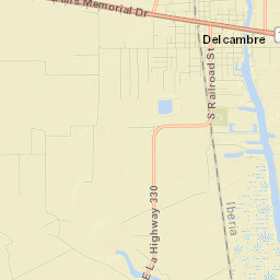 Delcambre Street Map
