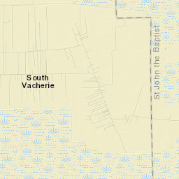 South Vacherie Street Map