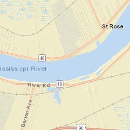 Saint Rose Street Map