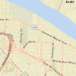 Arabi Street Map